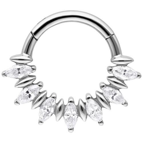 Marquise Sunburst Septum Clicker