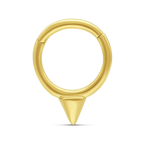 14K Cone Hinged Ring - Lävistysrengas