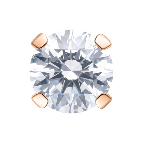 Prong Set Attachment Perfect Fit Labret - lävistyskorujen koristeosa (hopea)