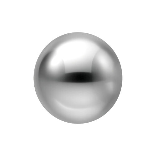 Titaaninen Pallo - Koristeosa Push Fit Labretille