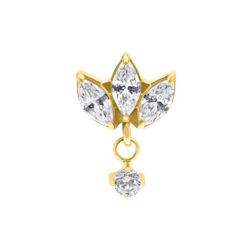 Soraya Attachment for Internally Threaded - lävistyskorun koristeosa