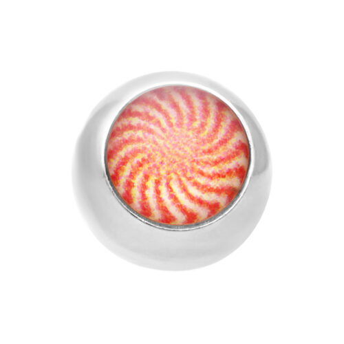 Red Rotator on White