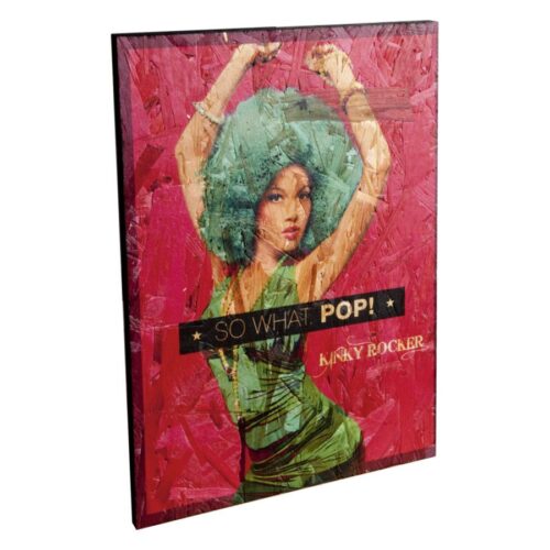 KINKY POP - puinen kyltti 2