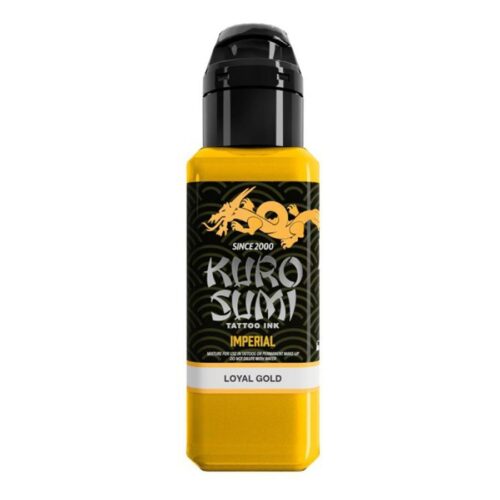 keltainen tatuointimuste - Kuro Sumi Imperial Loyal Gold Tattoo Ink