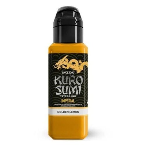 kirkkaan keltainen tatuointimuste - Kuro Sumi Imperial Golden Lemon Tattoo Ink