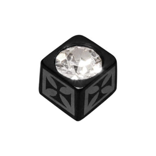 Jewelled Laser Cube Cross