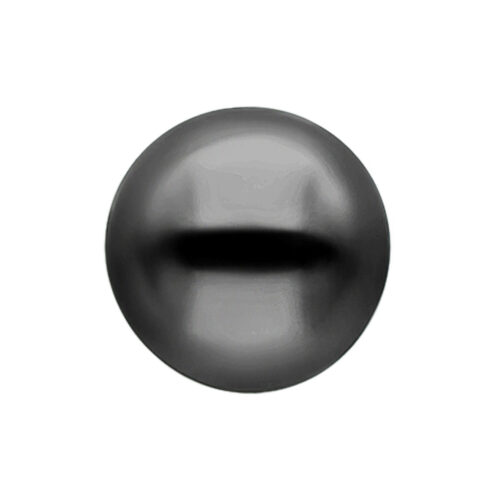 Musta teräksinen pallo lävistyskoruihin