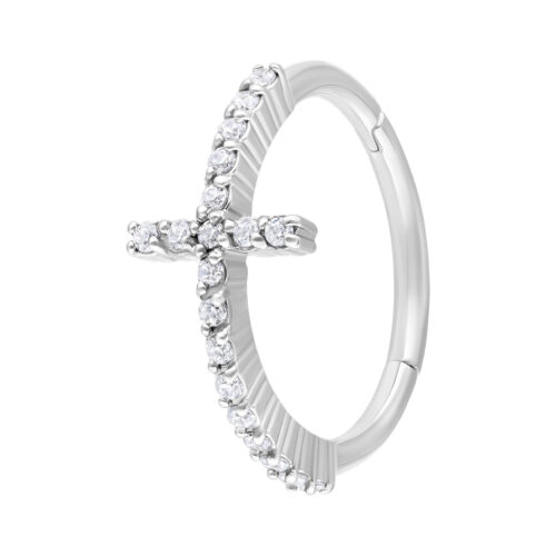 Jewelled Cross Ring