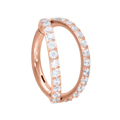 Double Crystal Clicker - Ruusukultainen metalli