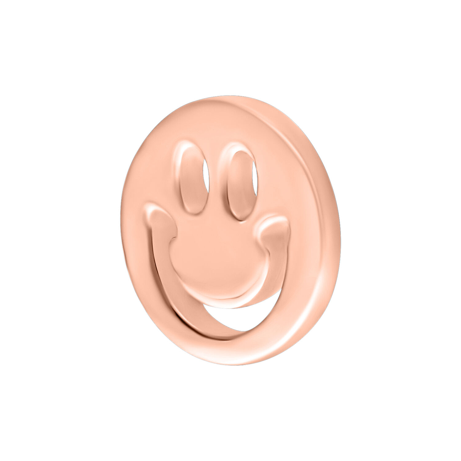 Ruusuinen Smiley -lisäke Push Fit -kiinnitykselle valkoisella taustalla