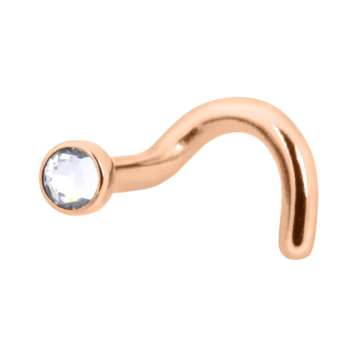 Jewelled Nostril Crystal Clear - nenäkoru