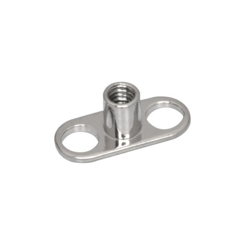 Dermal Anchor 2mm distance 2 holes center post – dermal ankkurin runko-osa