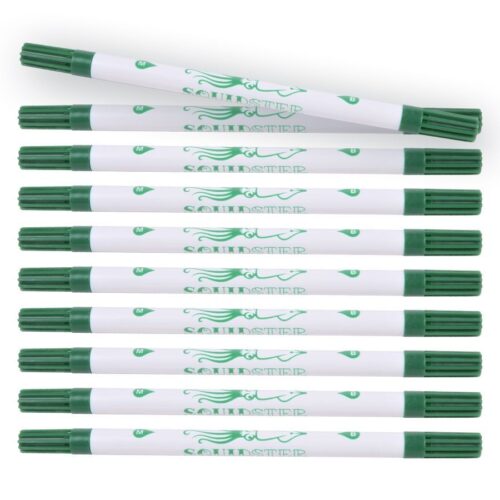 vihreä tussi (steriloimaton  / 10 kpl setti) - Tattoo Squidster