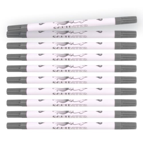 harmaa tussi (steriloimaton / 10 kpl setti) - Tattoo Squidster