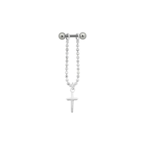 Ear Pendant Cross