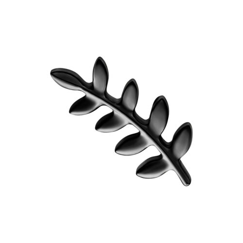 Push Fit Leaf Attachment - koristeosa - Musta metalli
