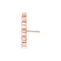 Ruusuinen Push Fit Leaf -lisäosa sivulta katsottuna valkoisella taustalla