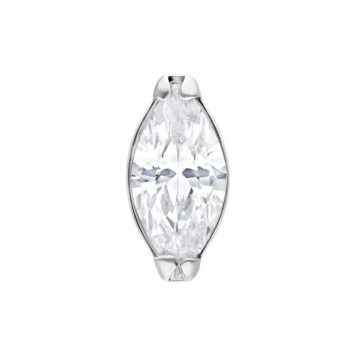 Push Fit Oval Crystal Attachment - Koristeosa