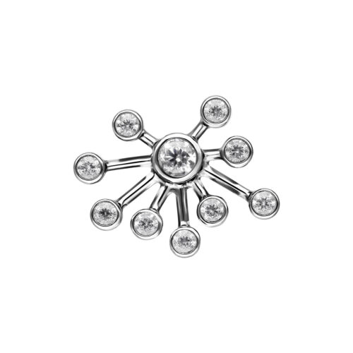 Push Fit Winter Frozen Sparkle - Koristeosa