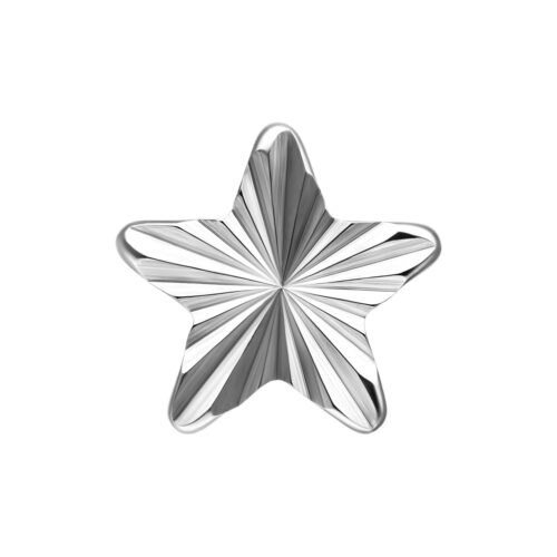 Push Fit Riffled Winter Star - Koristeosa