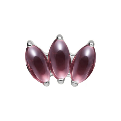 Push Fit Natural Gemstone Lotus Attachment