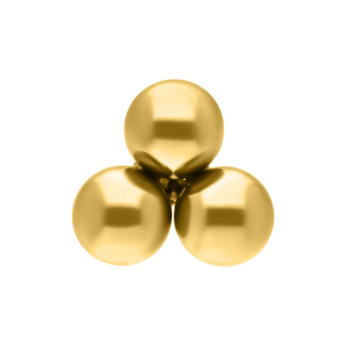 Push Fit Trinity - Koristeosa - Kultainen metalli