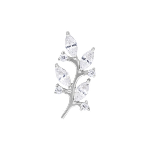 Push Fit Lovely Crystal Leaf - Koristeosa