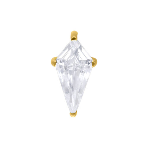 Push Fit Crystal Kite Attachment - Kultainen metalli