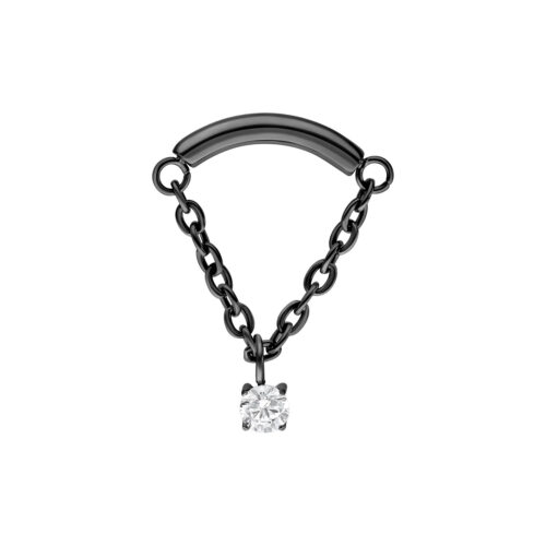 Crystal Hidden Helix Push Fit Attachment - Koristeosa