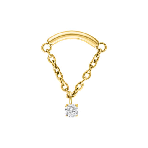 Crystal Hidden Helix Push Fit Attachment - Koristeosa