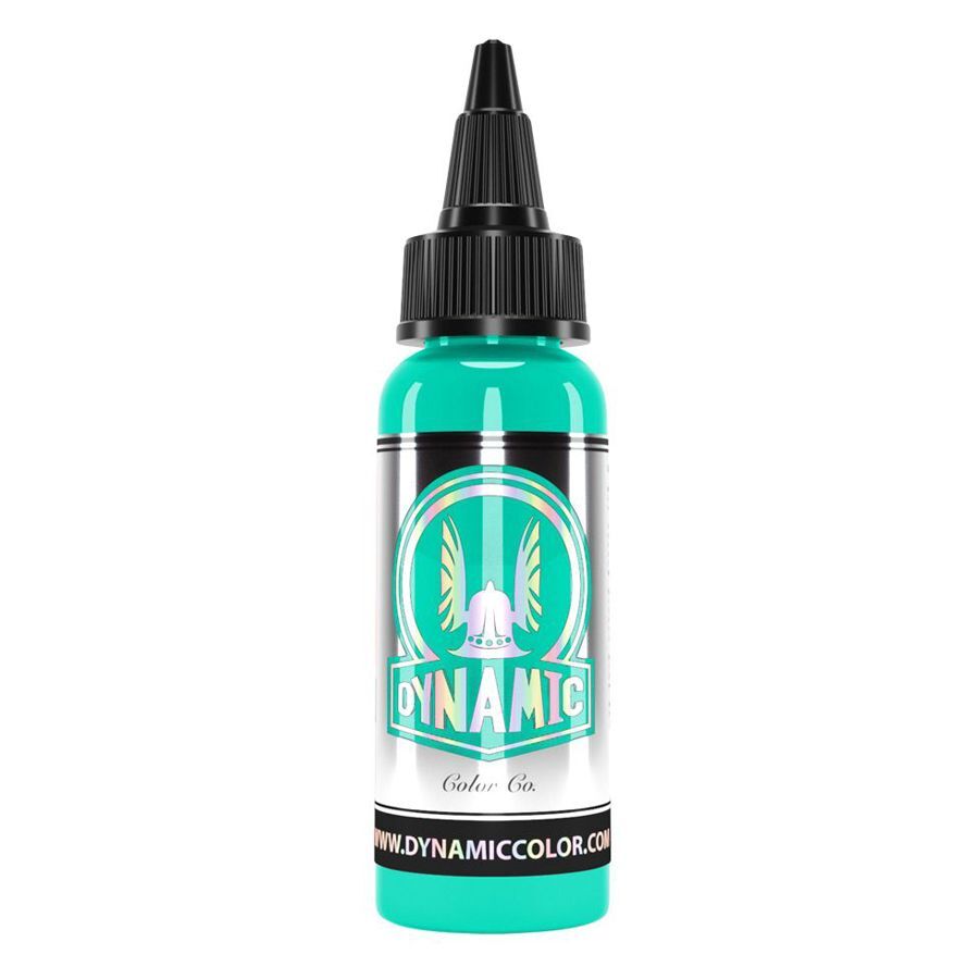 Pullo vaaleanvihreää Viking Ink -tatuointiväriä, 30ml, valkoinen tausta