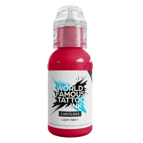 World Famous Ink Limitless Light Red 1 - tatuointimuste