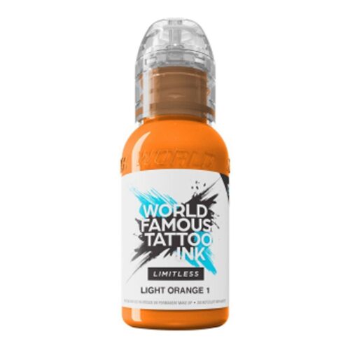 oranssi tatuointimuste - World Famous Ink Limitless Light Orange 3