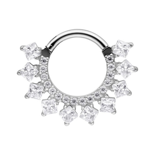 Crystal Halo Septum Clicker - Lävistysrengas