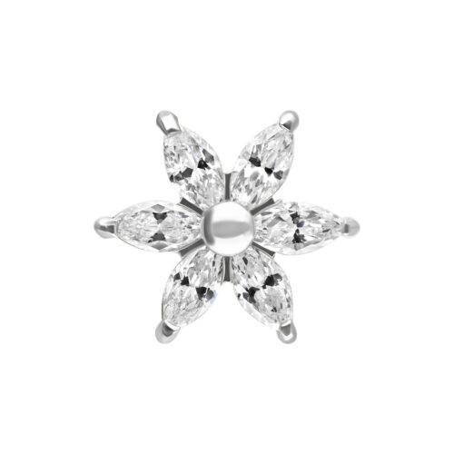 Hibiscus Flower Attachment for Internally Threaded - koristeosa