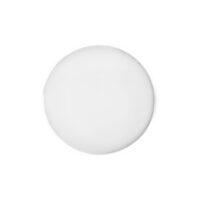Valkokultainen Push Fit Disc -kiinnike 4 mm Pyöreä, litteä valkokultainen kiinnike valkoisella taustalla