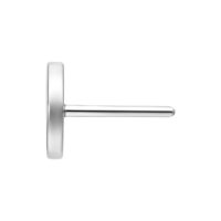Valkokultainen Push Fit Disc -lisäosa 4mm Valkokultainen Disc -lisäosa sivulta katsottuna valkoisella taustalla