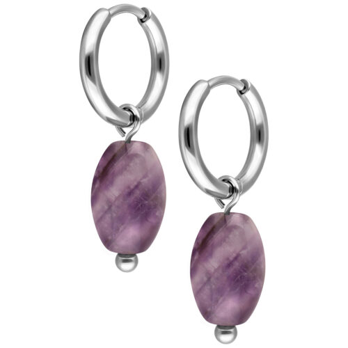 Green Aventurine Drop Hoops - Korvakorut (Pari)